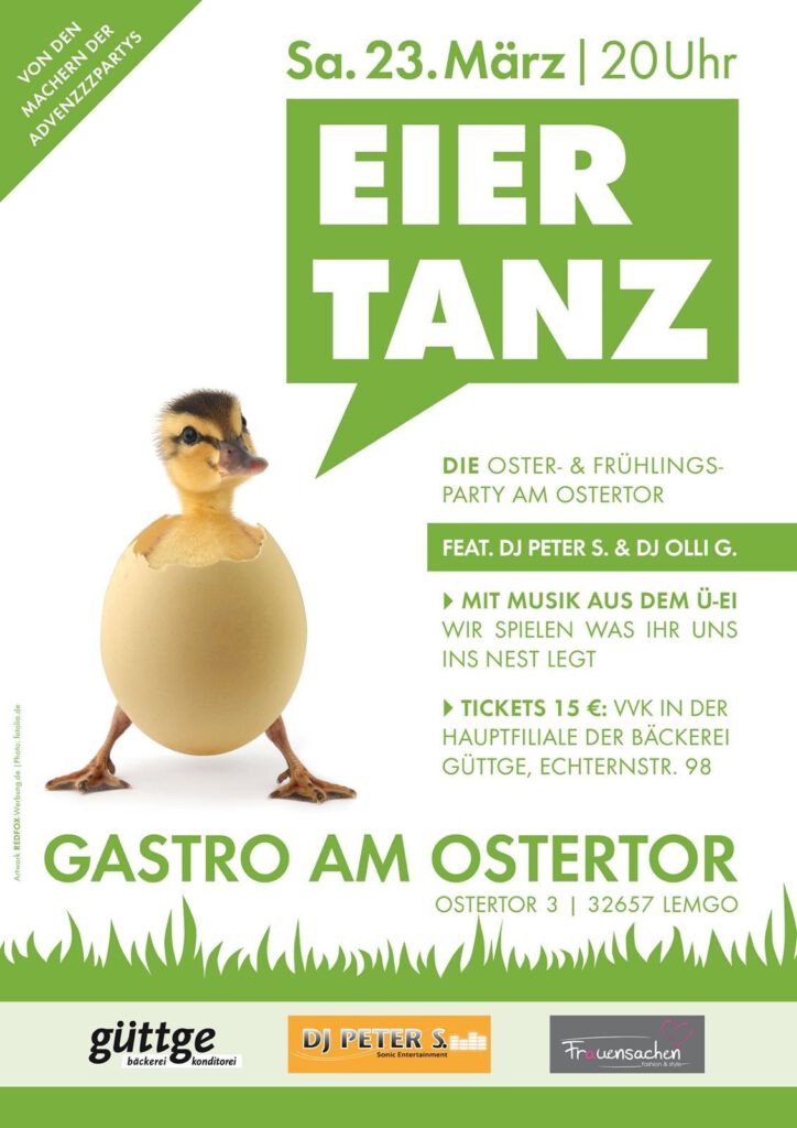 Eiertanzparty Plakat